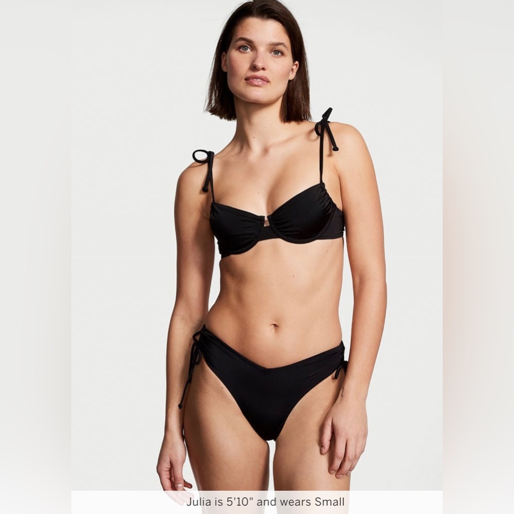 Victoria’s Secret - Swim Ruched Shine Cheeky Bikini Bottom